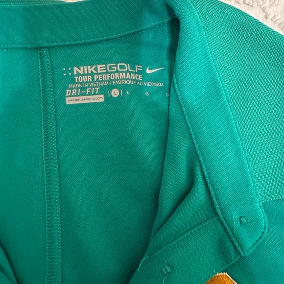 WOMENS BAYLOR UNIVERSITY NIKE GOLF POLO - Picture 3 of 3